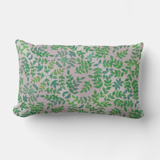 Coussin Rectangle Feuille et vigne (Recto)