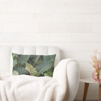 Coussin Rectangle Feuilles d'Alocasia