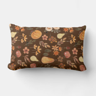 Coussin Rectangle  Feuilles d'automne moderne élégant automne Jeter 