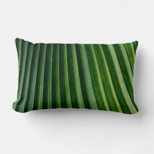 Coussin Rectangle Feuilles de palmiers verts