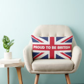 Coussin Rectangle Fier d'être britannique (Chaise)