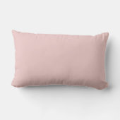 Coussin Rectangle Fille rose rousse Vierge Script Monogramme Nom Mod (Verso)