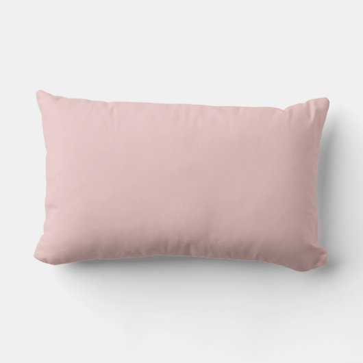 Coussin Rectangle Fille rose rousse Vierge Script Monogramme Nom Mod (Verso)