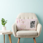 Coussin Rectangle Filles PHOTO Confirmation ou Première Communion (Chaise)