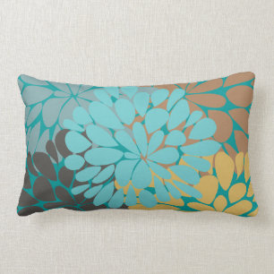 Coussin Rectangle Fine mignon Cool Girl Retro Floral Mode