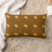 Coussin Rectangle Fishy Fishy Kids Chambre Brown (Couverture)
