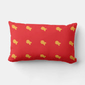 Coussin Rectangle Fishy Fishy Kids Room Red (Verso)