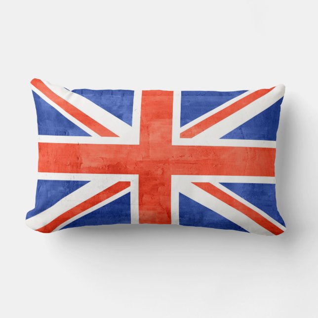 Coussin Rectangle Flag de Grunge (Recto)