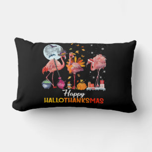 Coussin Rectangle Flamant rose Flamant rose Thanksgiving Halloween N