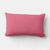 Coussin Rectangle Flamants Roses Tropicaux Amour - Mariage Plage Lua (Verso)