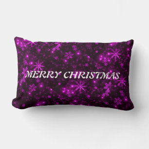 Coussin Rectangle Flammes de neige blanches Luminaire d'oreiller à l