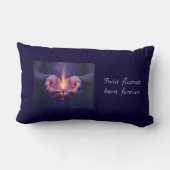 Coussin Rectangle Flammes Jumelles (Verso)