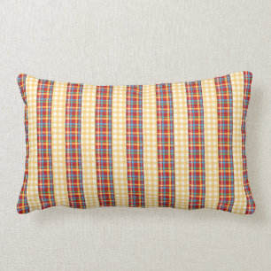 Coussin Rectangle Flannel motifs sur motifs