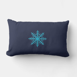 Coussin Rectangle Flèche de neige Blue Motif hiver