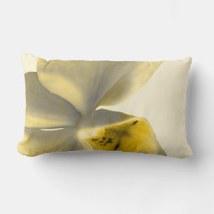 Coussin Rectangle Fleur artistique dans les tons jaunes