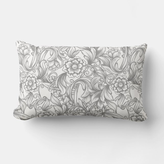 Coussin Rectangle Fleur de campagne française  (Recto)