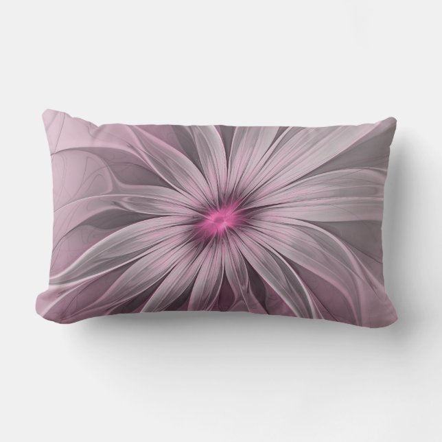 Coussin Rectangle Fleur de fantaisie Abstrait Fleur de prunier Art f (Recto)
