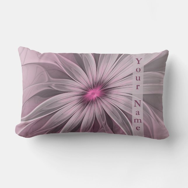 Coussin Rectangle Fleur de fantaisie Abstraite Fleur de prunier Frac (Recto)