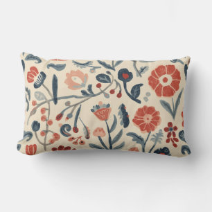 Coussin Rectangle Fleur de Jardin Botanique Scandinave Nordic Bloom