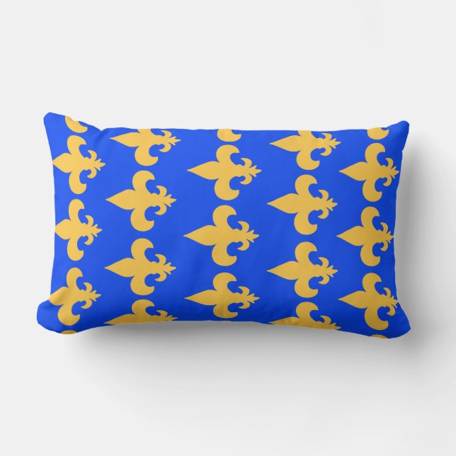 Coussin Rectangle Fleur de Lis (Recto)