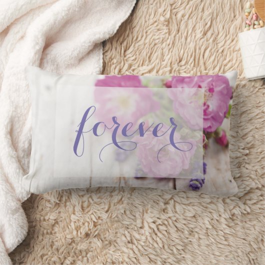 Coussin Rectangle Fleur d'été Wild Rose & Lavender (Couverture)