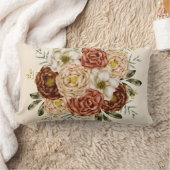 Coussin Rectangle Fleur Écarlate taille 13x21 Bois de charpente Or (Couverture)