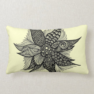 Coussin Rectangle Fleur en spirale