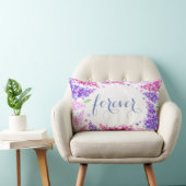 Coussin Rectangle Fleur Lilac de printemps Mariage floral (Chaise)