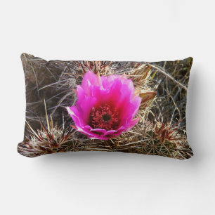Coussin Rectangle Fleur sauvage de cactus en fleurs (Prickly Pear)