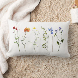 Coussin Rectangle FLEUR SAUVAGE Gay pride LGBTQ