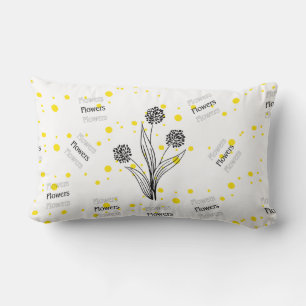 Coussin Rectangle Fleurs