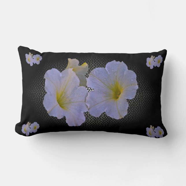 Coussin Rectangle Fleurs de bague (Recto)