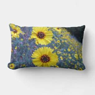 Coussin Rectangle Fleurs de Madia communes dans le parc national de