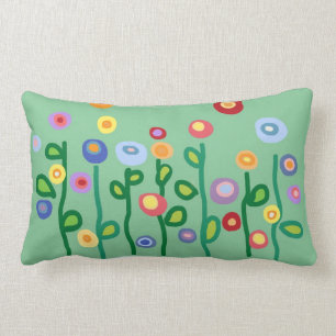 Coussin Rectangle Fleurs de printemps