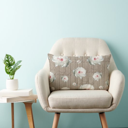 Coussin Rectangle Fleurs d'été (Chaise)