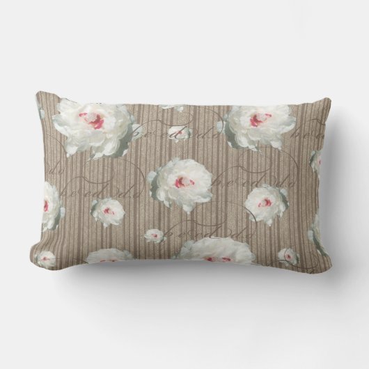 Coussin Rectangle Fleurs d'été (Recto)