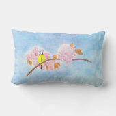 Coussin Rectangle Fleurs & Jardin Oiseau (Verso)