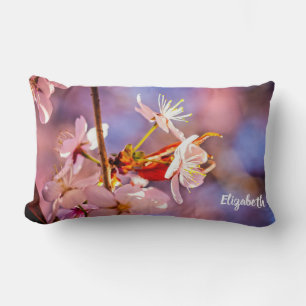 Coussin Rectangle Fleurs sakura gaies