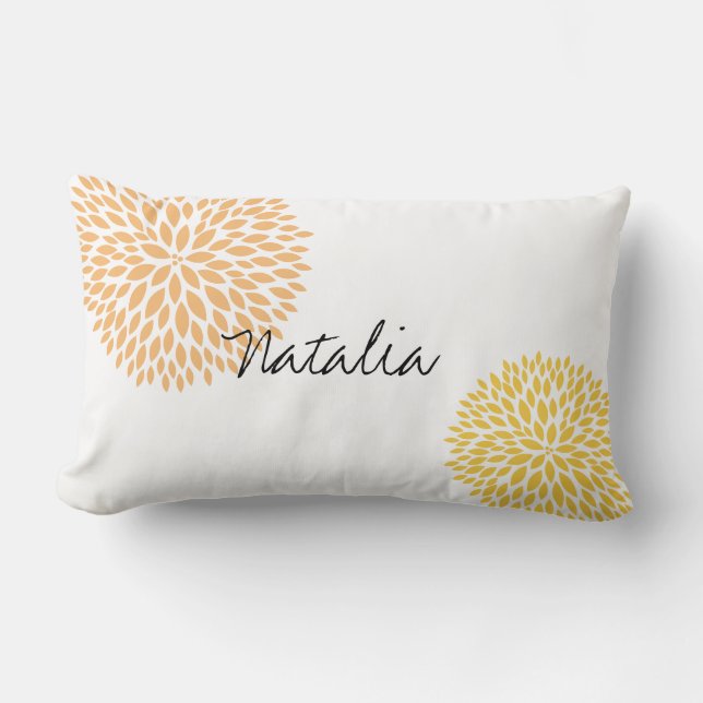 Coussin Rectangle Fleurs simples (Recto)