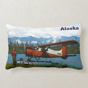 Coussin Rectangle Floatplane De Havilland Beaver