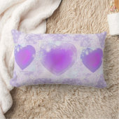 Coussin Rectangle Flocon de neige pourpre (Couverture)