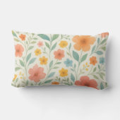 Coussin Rectangle Floral Elegance Pillow – Lovely Floral (Verso)
