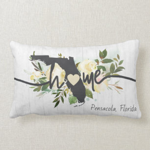 Coussin Rectangle Florida State Personnalisé Votre Maison Ville Rust