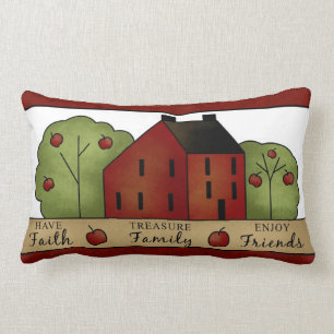 Coussin Rectangle Foi, famille et amis