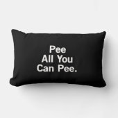 Coussin Rectangle Font pipi tous que vous pouvez faire pipi (Recto)