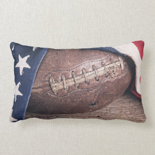 Coussin Rectangle Football vintage