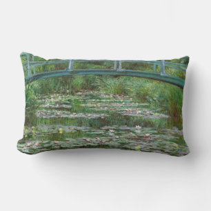 Coussin Rectangle Footbridge Claude Monet Art français