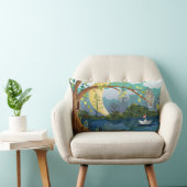 Coussin Rectangle Forest River Illustrated Enfants (Chaise)