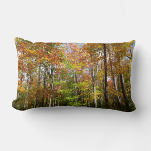 Coussin Rectangle Forêt d'automne II Photographie de paysage automna