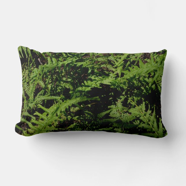 Coussin Rectangle Forêt Fermes boho rustique verdure (Recto)